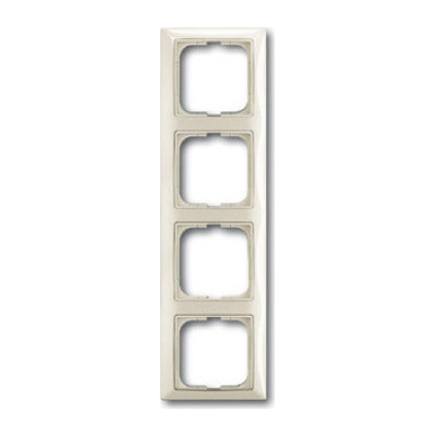 Рамка 4 поста ABB BASIC55, chalet-white, 2CKA001725A1514