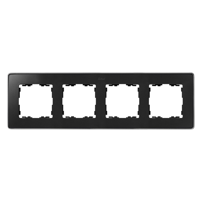 Рамка 4 поста Simon SIMON 82 DETAIL, графит, 8201640-240