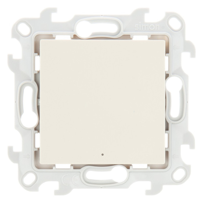 Выключатель одноклавишный Simon SIMON 24 HARMONIE с подсветкой, 2500 Вт, слоновая кость, 2450204-031