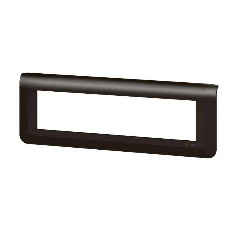 Рамка 8мод. Mosaic черн. Leg 079058