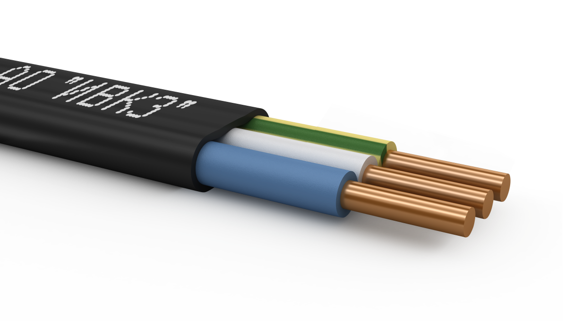 Кабель силовой ВВГ-Пнг(А)-LS 3х10 ок (N.PE)-0.66  ТРТС одн опроволочный