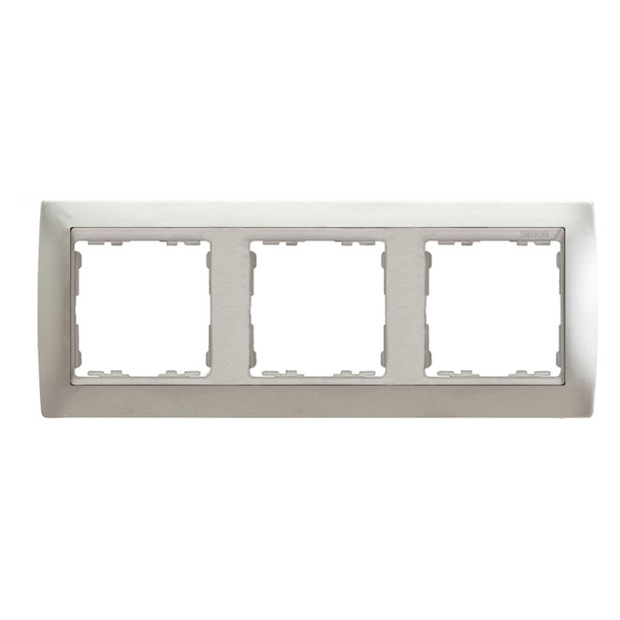 Рамка 3 поста Simon SIMON 82, алюминий, 82934-33