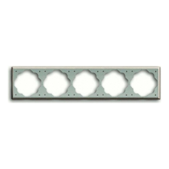 Рамка 5 постов ABB IMPULS, шампань-металлик, 2CKA001754A2551